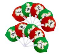 Voting Paddles Funny 10 Pezzi User-friendly Double Sided Yes No Sign | Vere false pagaie per studenti insegnanti sul posto di lavoro Scuola aula Event Gathering