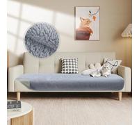 Votoko Funda Sofa, 3 Plazas Protector Sofa, Non Slip Sofa Cover, Espesado y Cálido Fundas Para Sofa, Apto Para Todo Tipo de Sofás(Gris, 70 x 150 cm)