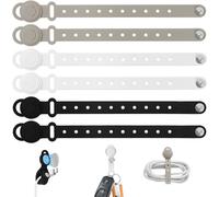 Votoko Set da 6 Ferma Cavi, Fascette Magnetiche in Silicone Regolabili, Fissaggi Autoadesivi per Cavi, Fermacavi Adesivi Adatti per Scrivania, Comodino, Ricarica, Vari Tipi di Muro