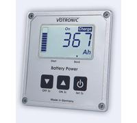 Votronic LCD battery computer 400 S Set completo di cinghia di messa a terra 75
