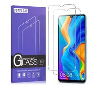 Votvloay 2 Pezzi Vetro Temperato per Huawei P30 Lite 6.15" Pellicola Prottetiva Anti Graffio, Durezza 9H,Ultra Resistente,Ultra Trasparente,Senza Bolle,Protezione Schermo per Huawei P30 Lite,Clear