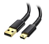 VOTY Cavo mini USB, da USB 2.0 a Mini B maschio, cavo di ricarica durevole da USB Mini a USB, compatibile con controller PS3, lettore MP3, fotocamera, Dash Cam, Hero 3+
