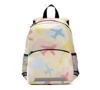 voucong Airplane Lightening Pastel Yellow bambino ragazzo zaino per 2 anni imbracatura con guinzaglio bookbag per bambino mochilas para ni?os de 5 a?os