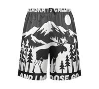 voucong Alaska Is Calling - Pantaloni da pigiama da uomo in cotone morbido per jogging, L'Alaska sta chiamando, L