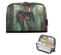 voucong Astuccio organizer di grande capacità con cerniera per adolescenti elementari sexy Little Devil Anime Girl