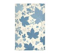 voucong Blu elegante romantico foglia d'acero asciugamani da cucina tè estate microfibra cucina 28x18 pollici set di 6