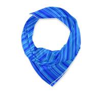 voucong Blu Pastello Linea Verticale Stripe sciarpa di seta quadrata essenziale avvolge la testa per le donne per Viaggio 35x35 bufandas para mujer para frio