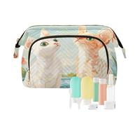 voucong Borsa da viaggio portatile da donna portafoglio per contanti per borse da viaggio per le donne cartone animato Devon Rex Cats River
