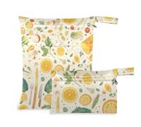 voucong Borsa estiva a prova di disordine per viaggi, confezione da 2, essenziale da viaggio per bambini, con manici per la spiaggia