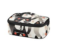 voucong Borsa per il pranzo Cartoon Cute Cats Beach Piccola borsa riutilizzabile Tote Bag bolsas para cargar comida