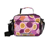 voucong Borsa per il pranzo con frutto della passione, grande, con tracolla, per adulti, per infermiere, viaggi