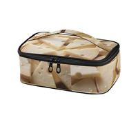 voucong Borsa termica per il pranzo al formaggio, colore giallo, a tenuta stagna, per il pranzo