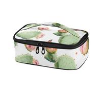 voucong Borsa termica per il pranzo di bellezza Fico d'India Frutta Bianco College Borsa Isolata Bolsa de almuerzo para ni?as