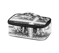 voucong Borse per il pranzo per adulti Skull Dancing Black Gothic Work Cooler Box merenderos para adultos