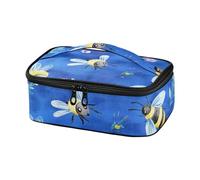 voucong Borse per il pranzo per le donne Cartoon api Royal Blue College Cooler Lunch Box per gli uomini loncheras para la escuela