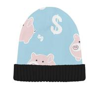 voucong Cappelli da donna a forma di salvadanaio a forma di salvadanaio, elastici, per camminare sulle ciaspole
