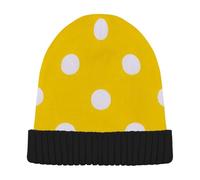 voucong Cappelli da uomo a pois gialli da donna morbidi per passeggiate sulle ciaspole
