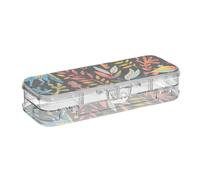 voucong Carino Doodle Disegni Unicorni Design Cancella Matite Box Doppio Deck Penne Caso Scatole Per Forniture di Cancelleria Con Coperchio