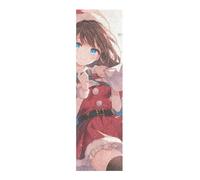 voucong Carino Rosso Natale Anime Ragazza Skateboard Griptape Antiscivolo Accessori Scooter 33 × 9 Pollice pegatina para Scooter