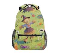 voucong Cartone animato arancione zucca spaventapasseri tag per zaino bambini con grandi librerie per bambini mochilas escolares para ni?as