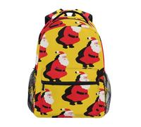 voucong Cartoon Funny Santa Clause bambini zaino da campeggio con cinghia toracica borse libro per 5 ° grado scuola ragazzi ragazze mochila para ni?as
