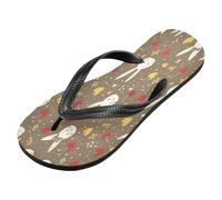 voucong Cartoon Rabbit Red Bow Cherry infradito in gomma per le donne essenziali da donna flip per l'estate (prop1), Coniglio Cartoon Red Bow Cherry, X-Large
