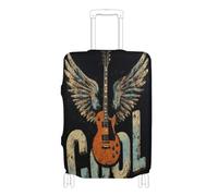 voucong Copertura elastica grande per bagagli, antigraffio, accessorio da viaggio, adatto per chitarre retrò da 45,7 a 81,7 cm, Ali di chitarra retrò, L 26-28 in, Classico
