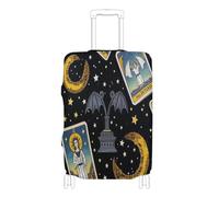 voucong Copertura elastica per bagagli da viaggio, essenziale, adatta per oroscopo gotico mistico dei tarocchi da 45,7 a 81,7 cm, Oroscopo gotico dei tarocchi mistici, L 26-28 in, Classico