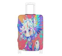 voucong Copertura elastica per bagagli, resistente ai graffi, adatta per valigie, adatta per pittura artistica con formiche estetiche da 46 a 81 cm, Pittura estetica di arte della formica di bellezza