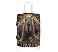 voucong Copertura elastica per bagagli resistente ai graffi adatta per valigie da 45-81 cm a tre capibara Heavy Metal anni '80, Tre Capibara Heavy Metal anni '80, M 22-24 in, Classico