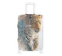 voucong Coperture elastiche per bagagli lavabili valigie coperture protettive per valigie adatte a tigri 3D da 45-81 cm, Tigri 3D, S 18-20 in, Classico