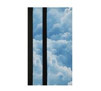 voucong Copri maniglia per elettrodomestici da cucina lavabile con cielo blu nuvola decorazione macchie gocce per frigorifero