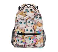voucong Cute Cartoon Cat Rainbow bambini zaino impermeabile ragazzi con grandi librerie per bambini bulto para ni?os