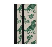 voucong Design disegnato a mano lupo verde morbido frigorifero maniglia Protector Proctective Home Decor Keep Kitchen Appliances Clean Off Macchie impronte digitali per forno a microonde