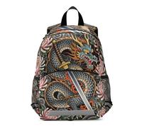 voucong Dragon Japanese Flower bambini zaini per ragazze asilo sicurezza librerie per 6 anni mochilas escolares para ni?as de 5 a?os
