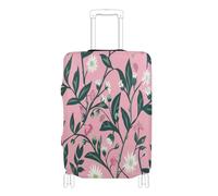 voucong Elastico Carry on Bagagli Protector Cover Valigie Copertura Bagagli Protezione Per 45-81 Pollici Stile William Morris Brunch Pesca, William Morris Style Brunch Pesca, M 22-24 in, Classico