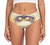 voucong Estetica Bellezza Formica Pittura Della Donna Mutandine Triangolo Elastico Della Donna Biancheria Intima Traspirante, Pittura estetica di arte della formica di bellezza, L