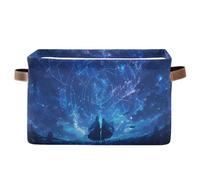 voucong Gemini Fantasy Blue Space Cestini portaoggetti 1 confezione, pieghevoli e impermeabili per mensole con maniglia robusta unità rack per camera da letto