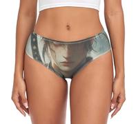 voucong Gioco Anime Sala Giochi Giapponese Samurai Donna Breve Mutandine Un pezzo Hip Design Mutandine Donna Comfort, Gioco Anime Sala Giochi Giapponese Samurai, S