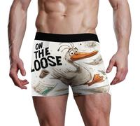 voucong Gooses on The Loose bamboos Boxer da uomo, Oche sul sciolto, S