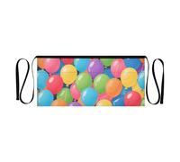 voucong Grembiule da cameriera con 3 tasche colorate dei palloncini del fumetto 3 cm grembiule impermeabile per i server