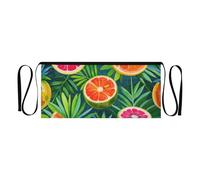 voucong Grembiule da cameriera con 3 tasche colorate estive hawaiane da 30,5 cm resistente all'acqua