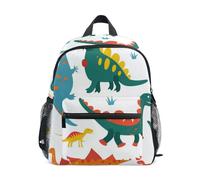 voucong Interessante colorato dinosauro modelli zaino ragazze bambini fischio bookbags con nome tag per 6-8 anni morral escolar para ni?o