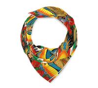 voucong La nostra signora pregare rosa sciarpa di seta quadrata elegantes sciarpe collo per le donne per la primavera 35x35 bufandas para mujer elegantes