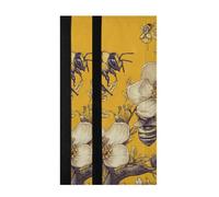 voucong Legno Giallo Bee Tipo Primavera Frigorifero Maniglia di Porta Copre Proctective Kitchen Appliance Decor Off Macchie Impronte Digitali per Forno A Microonde