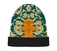 voucong Orange Tigers Boho Winter Beanie Ladies Beanie Cappelli Caldi per Passeggiata sulle Ciaspole