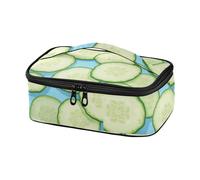 voucong Piccole borse per il pranzo per le donne blu cetriolo verdura College Mini Lunch Bag loncheras para ninas oscuras