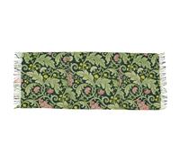 voucong Pink Carnation Green Leaves William Morris scialli e avvolge bella sciarpa in finto cashmere