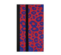 voucong Protezione per maniglia del frigorifero con stampa leopardata blu e rossa Proctective Kitchen Decor Keep Appliance Clean Off Macchie Impronte digitali per forno