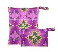 voucong Sacchetti a prova di disordine per bambini, confezione da 2 pezzi essenziali da viaggio per volare con manici per scenario